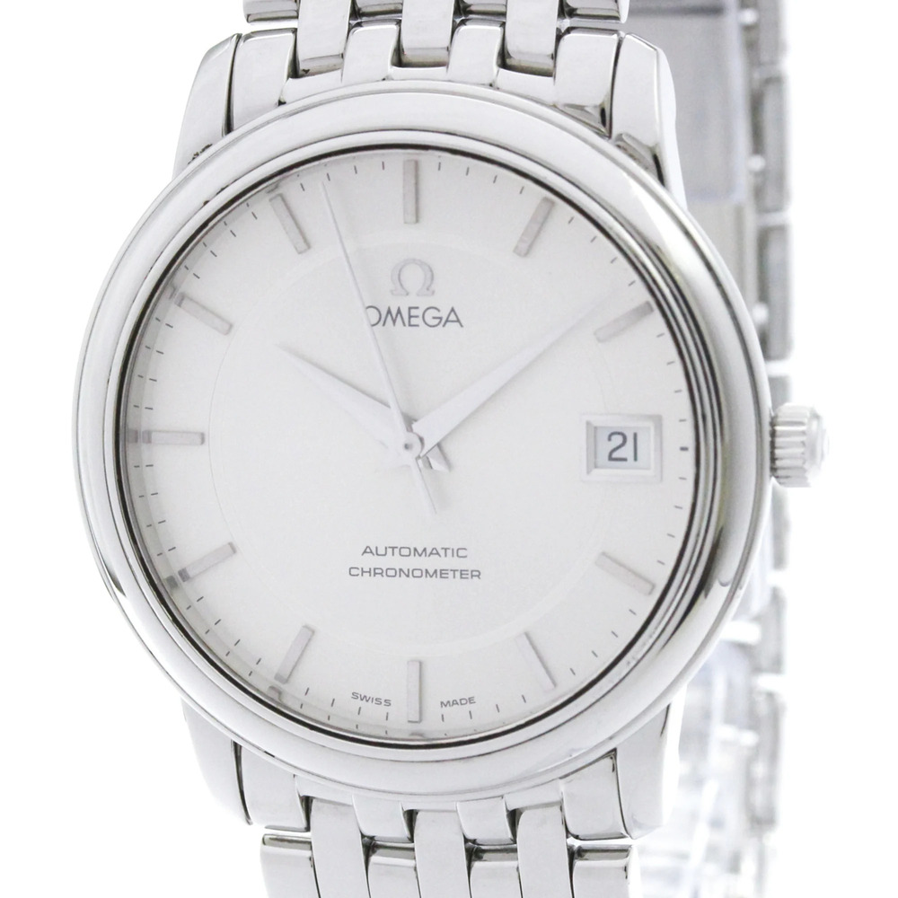 OMEGA De Ville Prestige Steel Automatic Mes Watch 4500.31 Polished